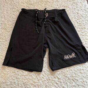 Men's HAWK MMA Shorts XL Black